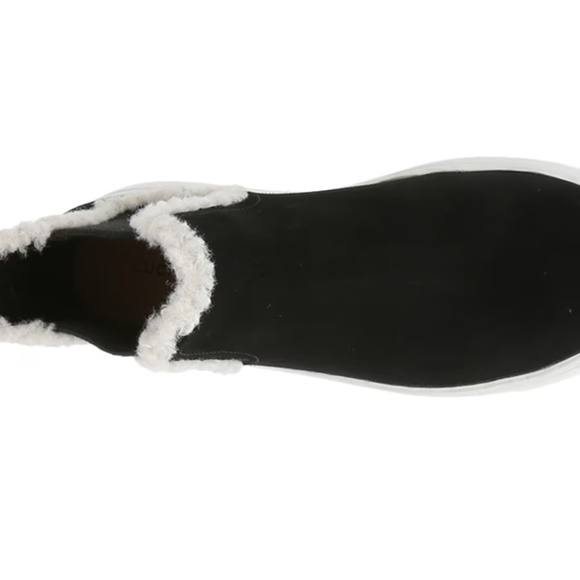 Lucky Brand Kichai Cozy Chelsea Boot - Black - Picture 8 of 9